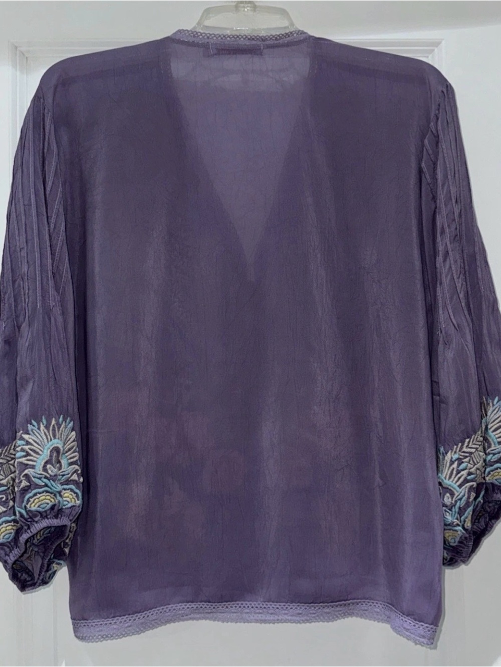 🌸Gorgeous Johnny Was XS (Runs Big) Castana Heavily Embroidered Blouse EUC - Picture 3 of 7
